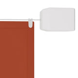 Markis vertikal terrakotta 60x360 cm oxfordtyg