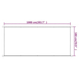 Markis vertikal terrakotta 180x1000 cm oxfordtyg