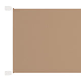Markis vertikal taupe 60x270 cm oxfordtyg