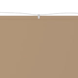 Markis vertikal taupe 140x600 cm oxfordtyg