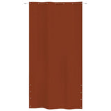 Balkongskärm terrakotta 140x240 cm oxfordtyg