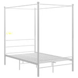 Himmelsäng vit metall 140x200 cm