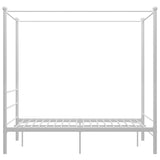 Himmelsäng vit metall 140x200 cm