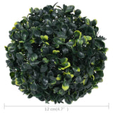 Konstgjorda buxbombollar 4 st 12 cm