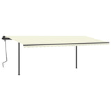Markisstolpar set antracit 600x245 cm järn
