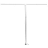 Markisstolpar set vit 300x245 cm järn