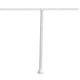 Markisstolpar set vit 300x245 cm järn