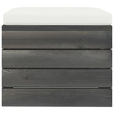 Ottoman med dyna till pallsoffa furu