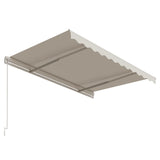 Markis automatiskt infällbar 300x250 cm gräddvit