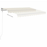 Automatisk markis 350x250 cm gräddvit