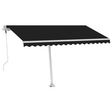 Fristående markis automatisk 450x300 cm antracit