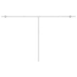 Fristående markis automatisk 450x350 cm gräddvit