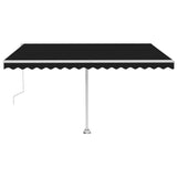 Fristående markis automatisk 450x350 cm antracit