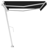 Fristående markis automatisk 450x350 cm antracit