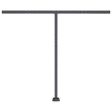 Fristående markis automatisk 300x250 cm gul/vit