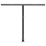 Fristående markis manuellt infällbar 350x250 cm gul/vit