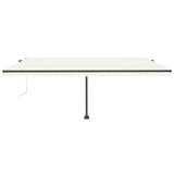 Fristående markis automatisk 500x300 cm antracit