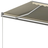 Fristående markis automatisk 500x300 cm antracit