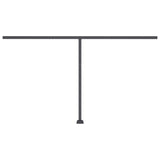 Fristående markis manuellt infällbar 450x350 cm antracit