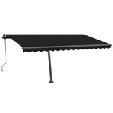 Fristående markis automatisk 450x350 cm antracit