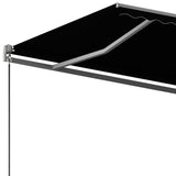 Fristående markis automatisk 450x350 cm antracit