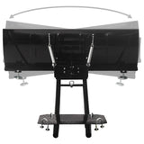Snöplog för ATV 115x38 cm svart