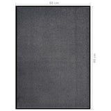 Dörrmatta antracit 60x80 cm