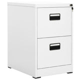 Dokumentskåp vit 46x62x72,5 cm stål