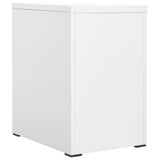 Dokumentskåp vit 46x62x72,5 cm stål