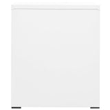 Dokumentskåp vit 46x62x72,5 cm stål