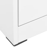 Dokumentskåp vit 46x62x72,5 cm stål
