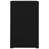 Dokumentskåp svart 46x62x102,5 cm stål
