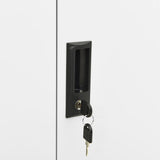 Dokumentskåp vit 90x40x102 cm stål