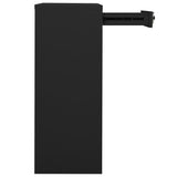 Dokumentskåp antracit 90x40x102 cm stål