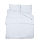 Bäddset vit 240x220 cm bomull
