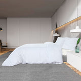 Bäddset vit 240x220 cm bomull