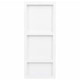 Infälld duschhylla niche 3 hyllor vit högglans 41x99x9 cm