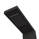 Duschpanelsystem aluminium svart