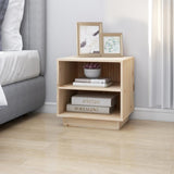 Sängbord 40x34x40 cm massiv furu