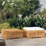 Loungegrupp för trädgården 2 delar teak