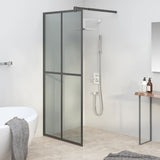 Duschvägg 90x195cm mörkt härdat glas