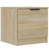 Sängbord 2 st sonoma-ek 40x39x40 cm