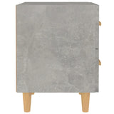 Sängbord 2 st betonggrå 40x35x47,5 cm