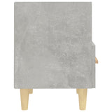 Sängbord 2 st betonggrå 40x35x47 cm