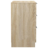 Sängbord 2 st sonoma-ek 40x36x65 cm