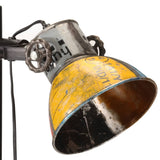 Golvlampa med 2 lampskärmar flerfärgad E27