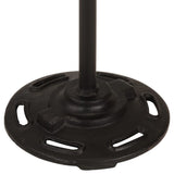 Golvlampa med 2 lampskärmar flerfärgad E27