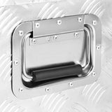Förvaringslåda silver 70x31x27 cm aluminium