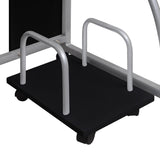 Datorbord svart 110x52x88,5 cm konstruerat trä