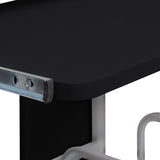 Datorbord svart 110x52x88,5 cm konstruerat trä
